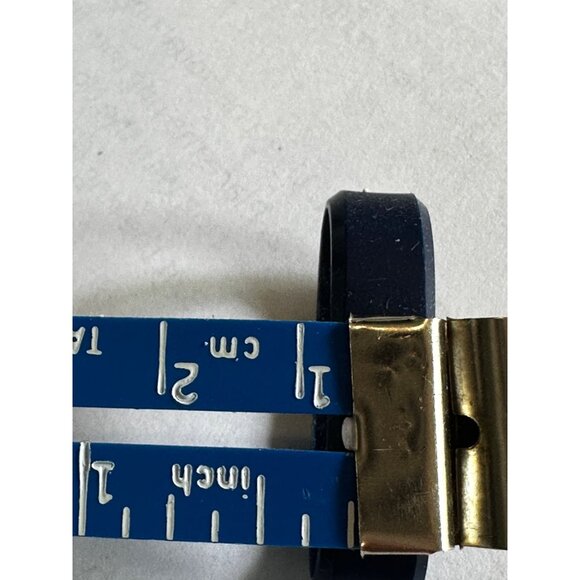 Enso Silicone Ring Size 13 Navy Blue Beveled Edge Comfort Fit Classic Accessory - Picture 4 of 4